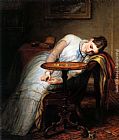 Charles West Cope Hope Deferred, And Hopes And Fears That Kindle Hope painting